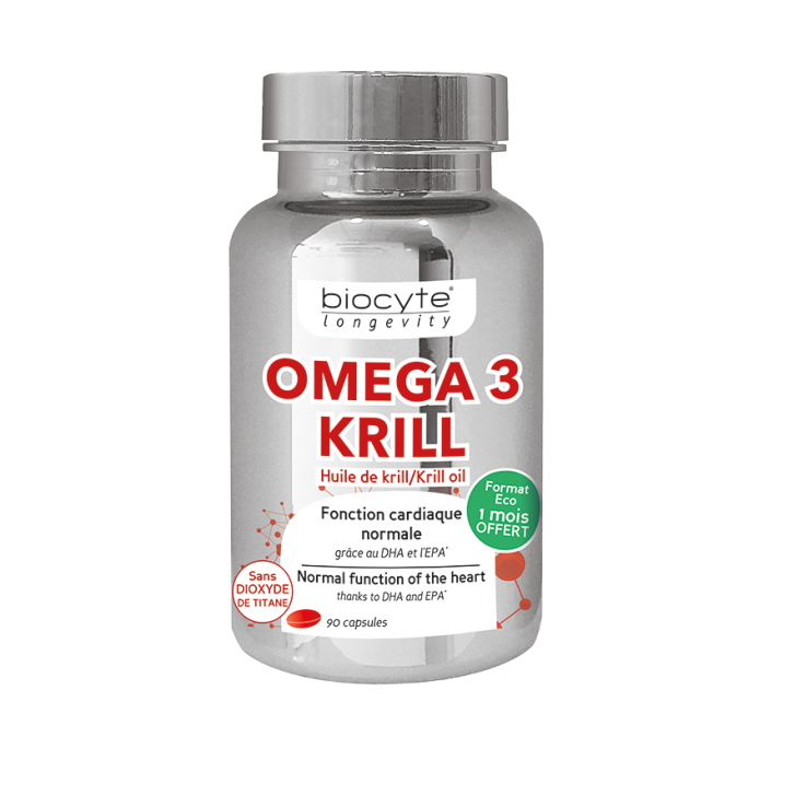 Omega 3 Krill, 90 capsule, Biocyte