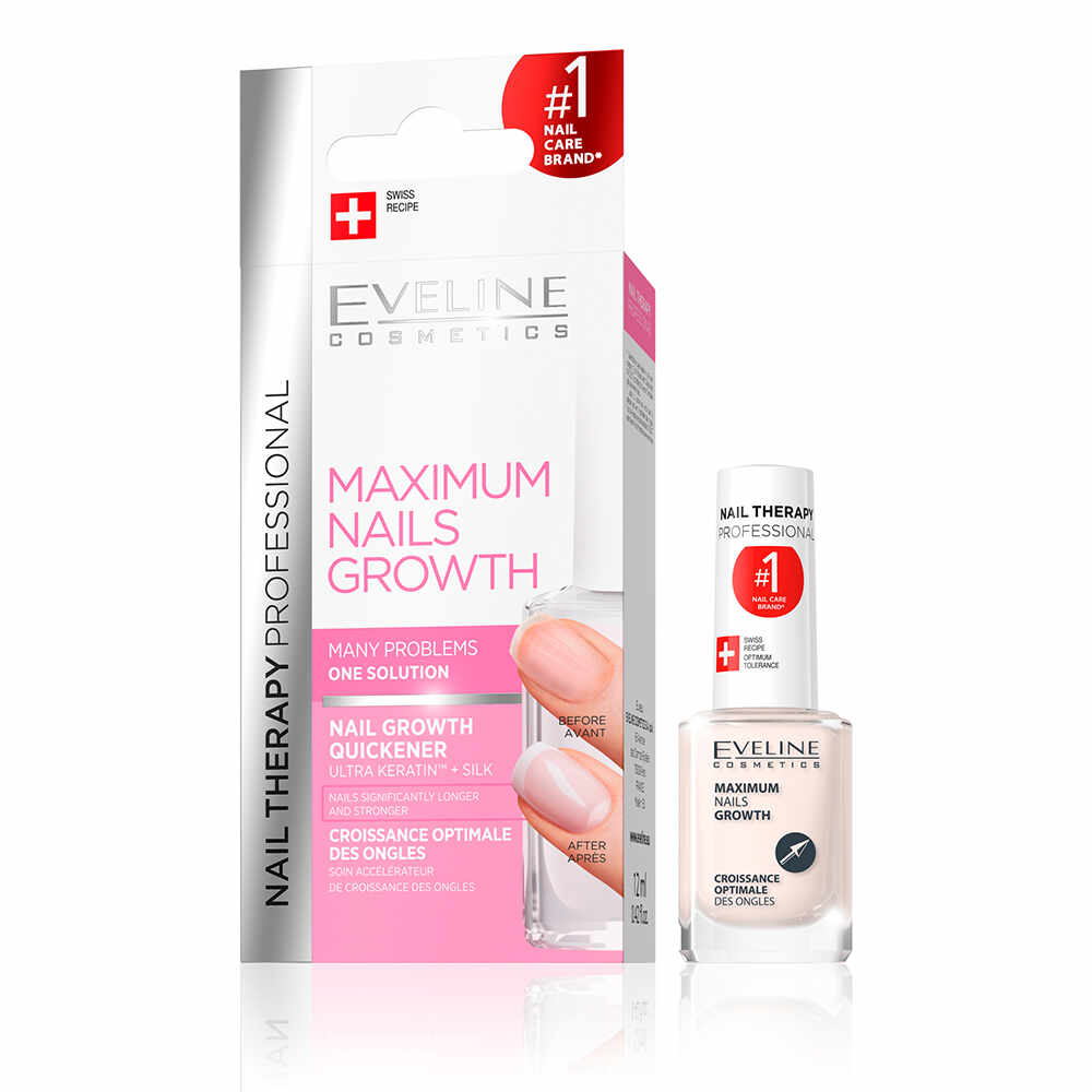 Tratament pentru unghii Maximum Nails Growth, 12ml, Eveline Cosmetics