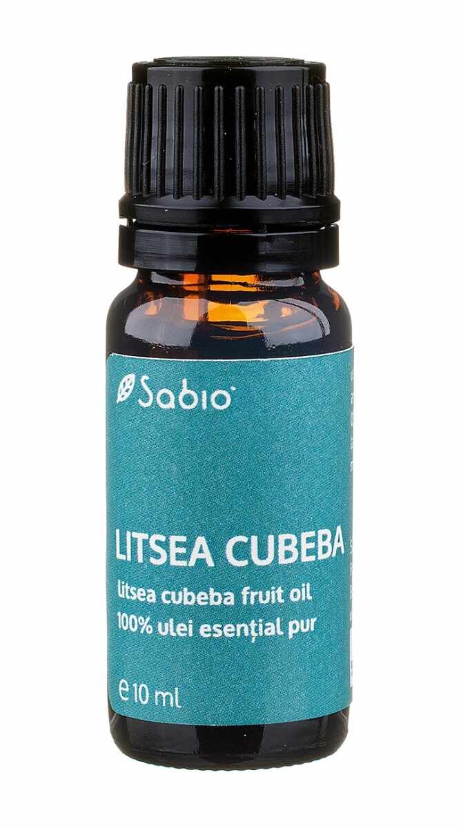 Ulei esential Listea Cubeba (litsea cubeba fruit), 10ml, Sabio