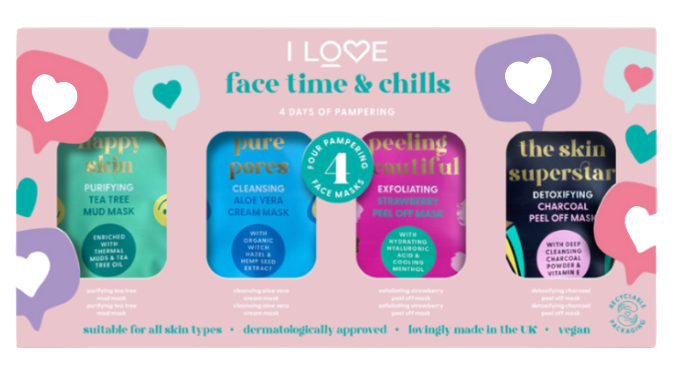  Set cadou Face Time & Chills, I Love Cosmetics
