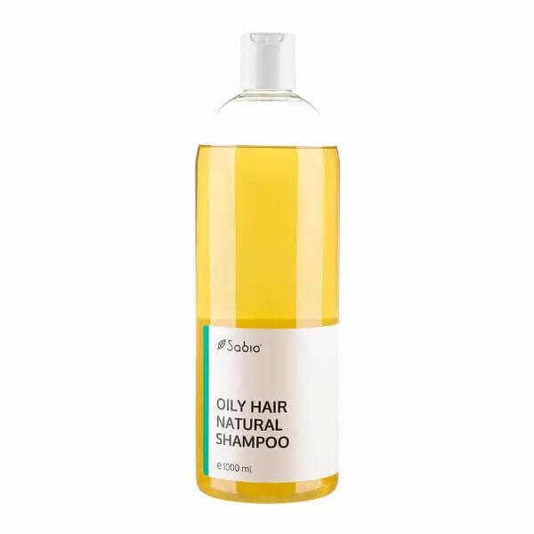 Șampon natural pentru par gras, 1000 ml, Sabio
