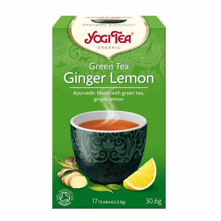 Ceai Ginger Lemon, 17 plicuri, Yogi Tea