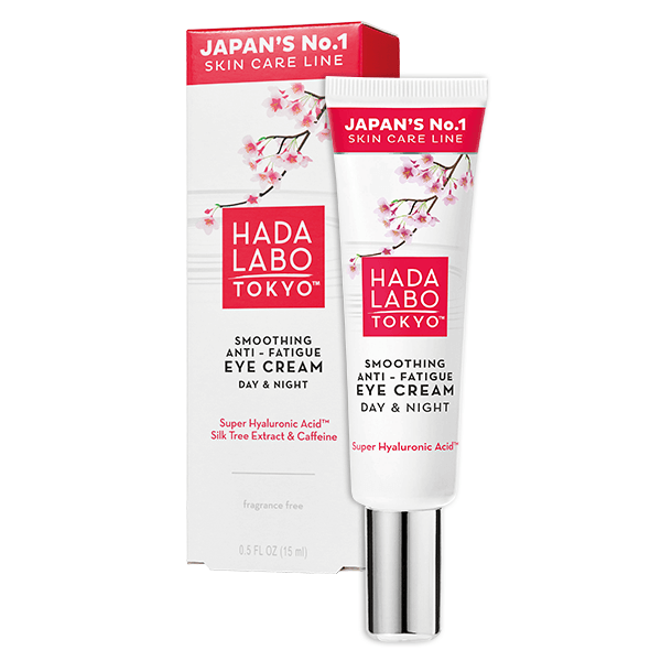 Crema anti-oboseala de zi si noapte pentru ochi cu acid super hialuronic, 15 ml, Hada Labo Tokyo