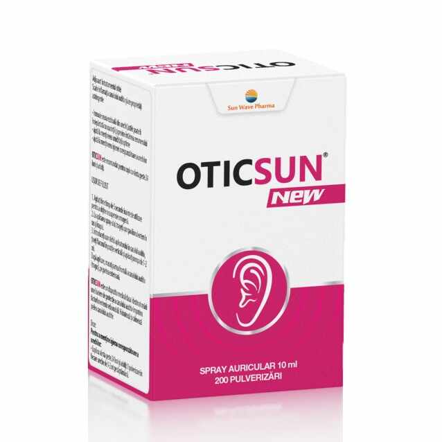 Oticsun spray auricular, 10ml, Sun Wave Pharma