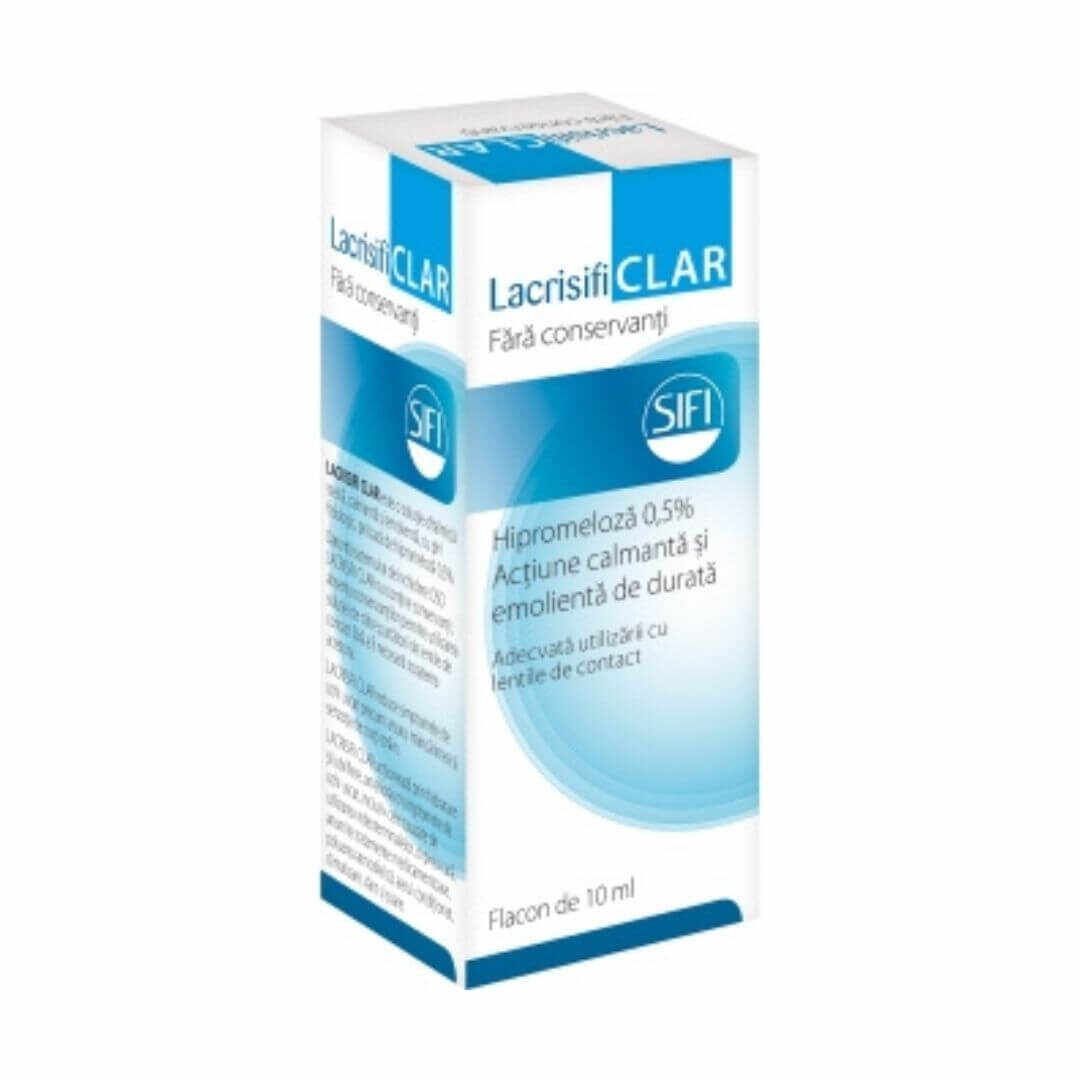 Soluție oftalmică Lacrisifi Clar, 10 ml, Sifi