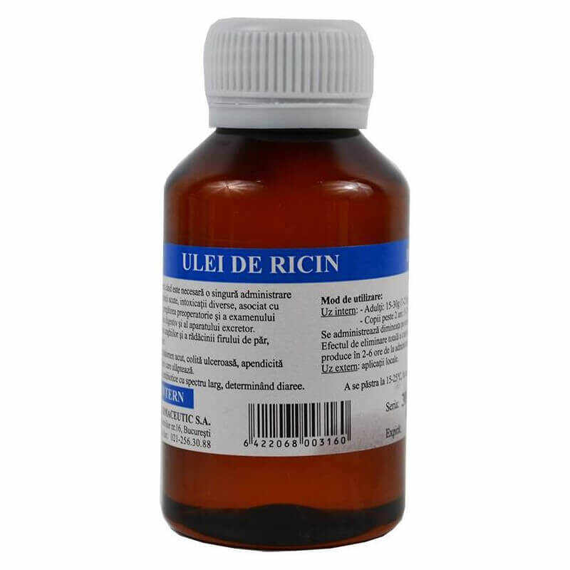 Ulei de Ricin, 100 ml, Tis Farmaceutic