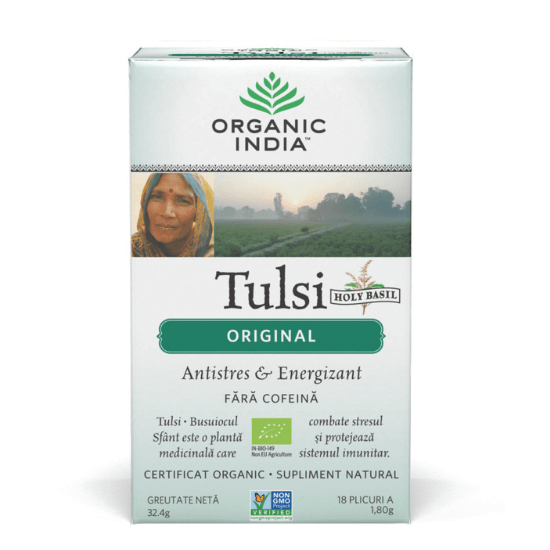 Tulsi Original Ceai, 18 plicuri, Organic India