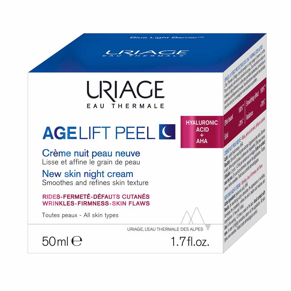 Crema de noapte peeling anti-ageing Age Lift, 50 ml, Uriage