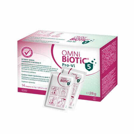 Omni-Biotic Pro-Vi 5, 14 plicuri, Institut AllergoSan (OmniBiotic)