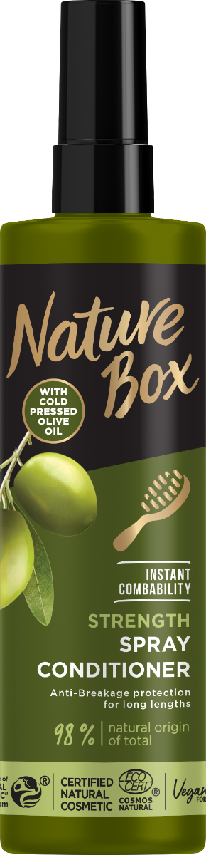 Balsam spray cu ulei de masline 100% presat la rece, 200ml, Nature Box