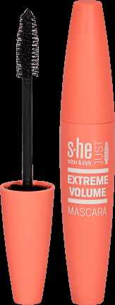 S-he colour&style Just extreme mascara volum Nr. 170/003, 12 ml