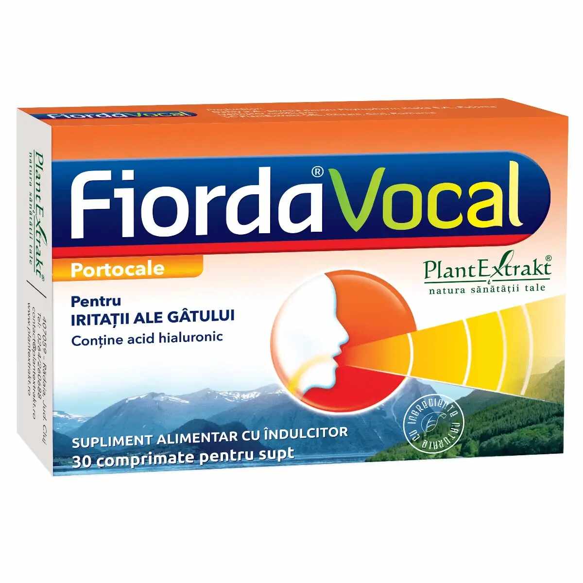 Fiorda Vocal Portocale x 30cpr, Plant Extract