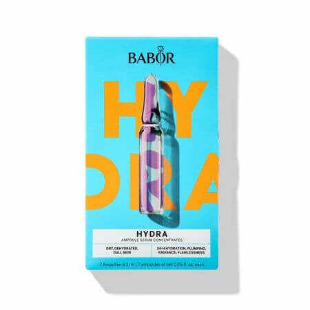Fiole Hydra pentru hidratare ten, editie speciala Spring, 7 fiole x 2 ml, Babor