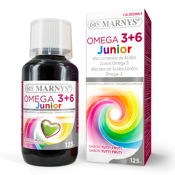 Omega 3+6 Junior, 125ml, Marnys