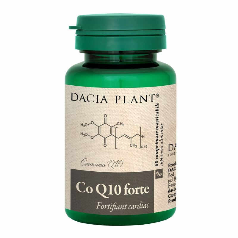 DACIA PLANT Coenzima Q10 forte, 60 comprimate