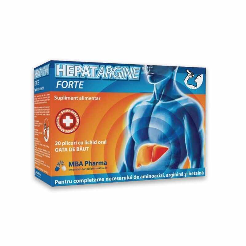 HepatArgine Forte, 20 plicuri*5ml