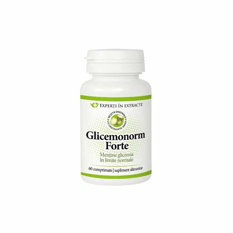 Glicemonorm Forte, 60 comprimate, Dacia Plant