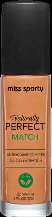 Miss Sporty Naturally Perfect Match fond de ten 20 Warm, 1 buc
