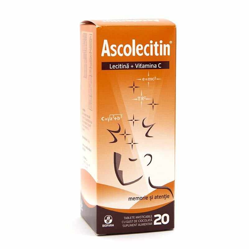 Biofarm Ascolecitin, 20 comprimate