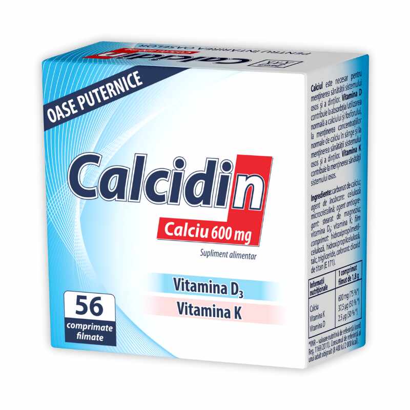 Calcidin, 56 comprimate