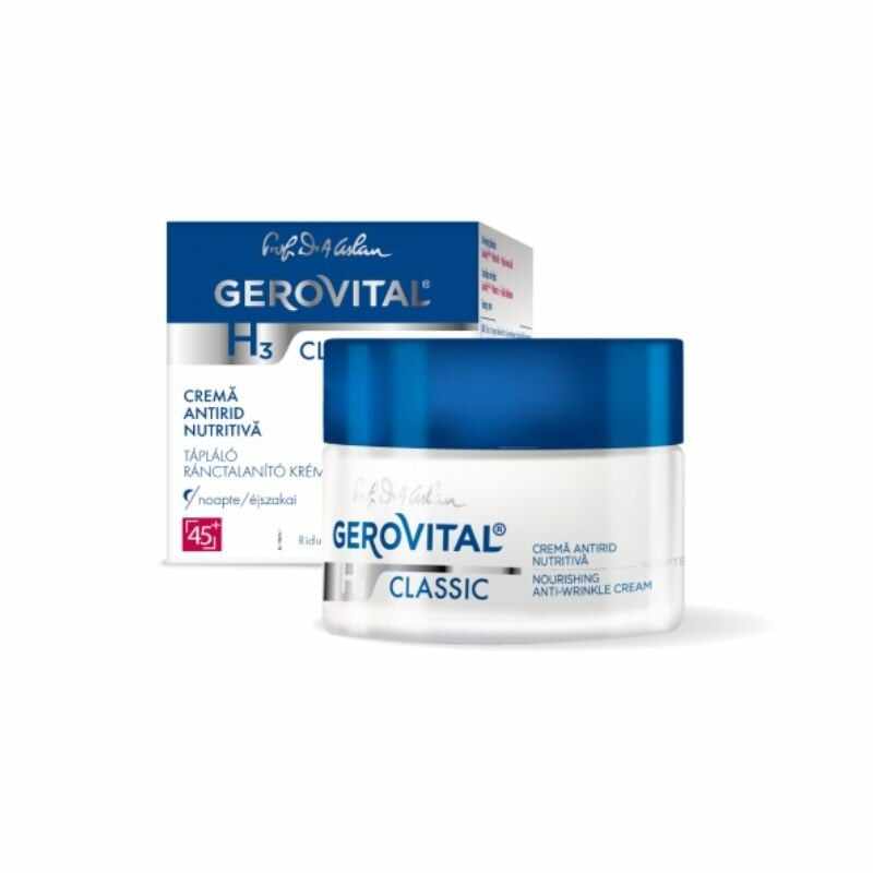 Gerovital H3 Classic Crema antirid nutritiva, 50ml
