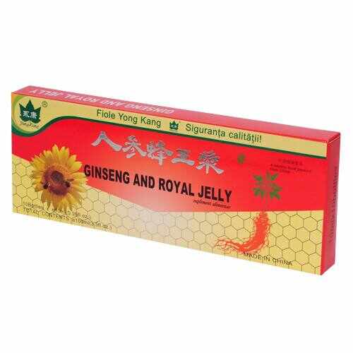 Yong Kang Ginseng + Royal Jelly 10 fiole, 10 ml